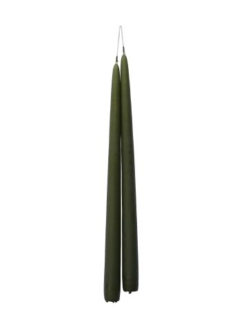 TAPER CANDLE - DEEP OLIVE #22