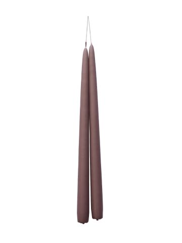 TAPER CANDLE - DARK MALVA #83